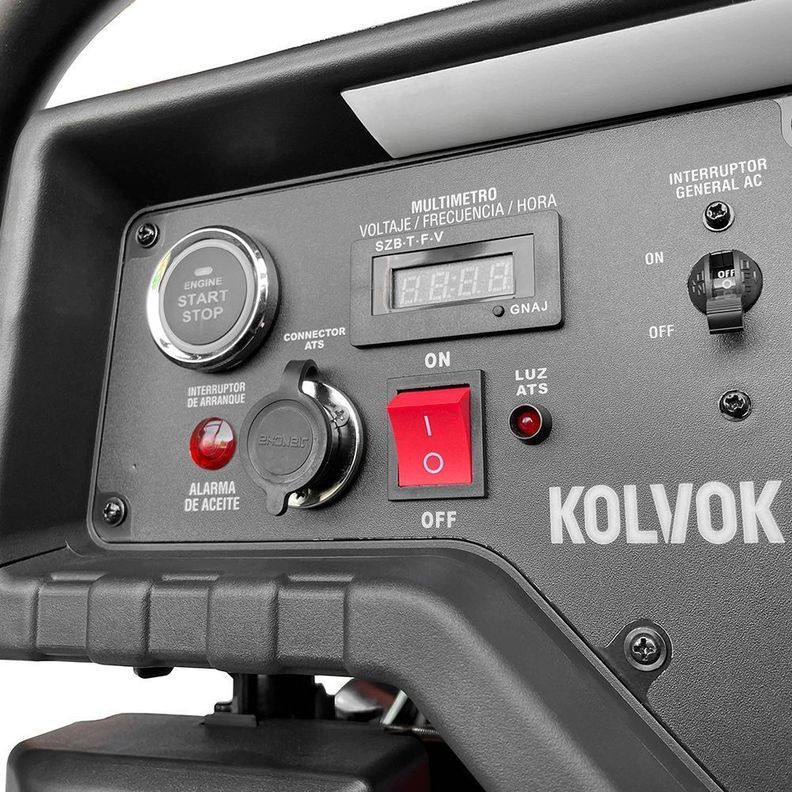 Generador Eléctrico a Gasolina 6.500W P/Eléctrica con Conexión a ATS-5