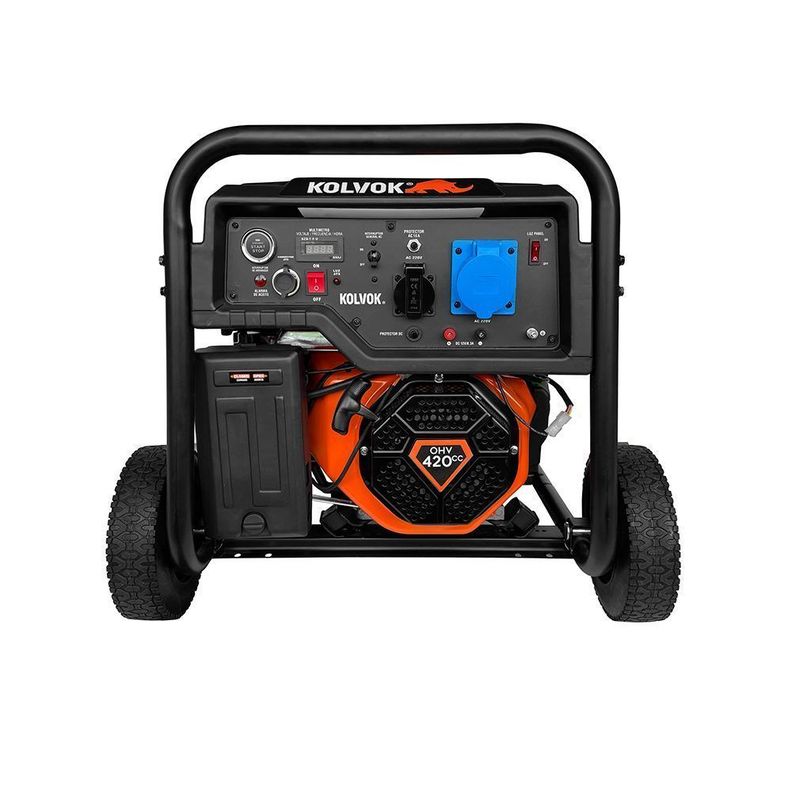 Generador Eléctrico a Gasolina 6.500W P/Eléctrica con Conexión a ATS-2
