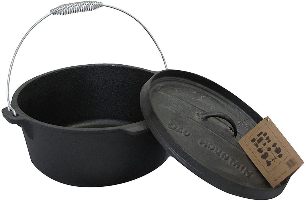 Olla 7,57 L Con Tapa Hierro Fundido Old Mountain-1
