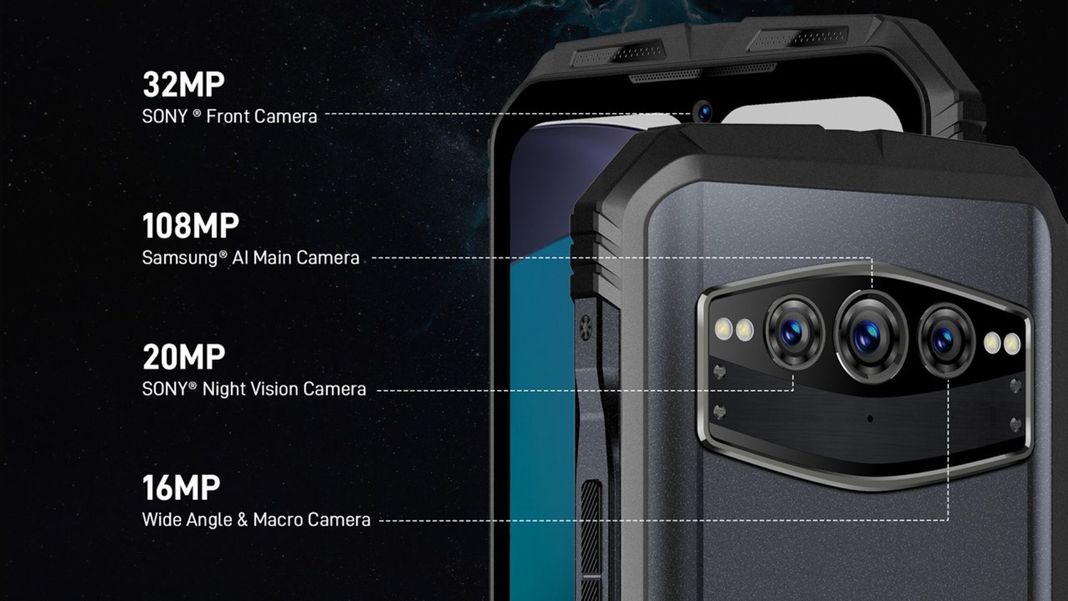Doogee V30T - 5G Resistente RAM 12GB, 108MP Visión Nocturna-5