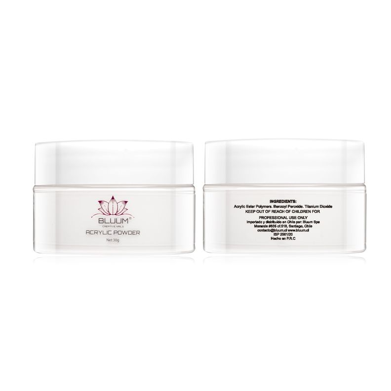 Polvo Acrílico Bluum Blanco 30gr-2