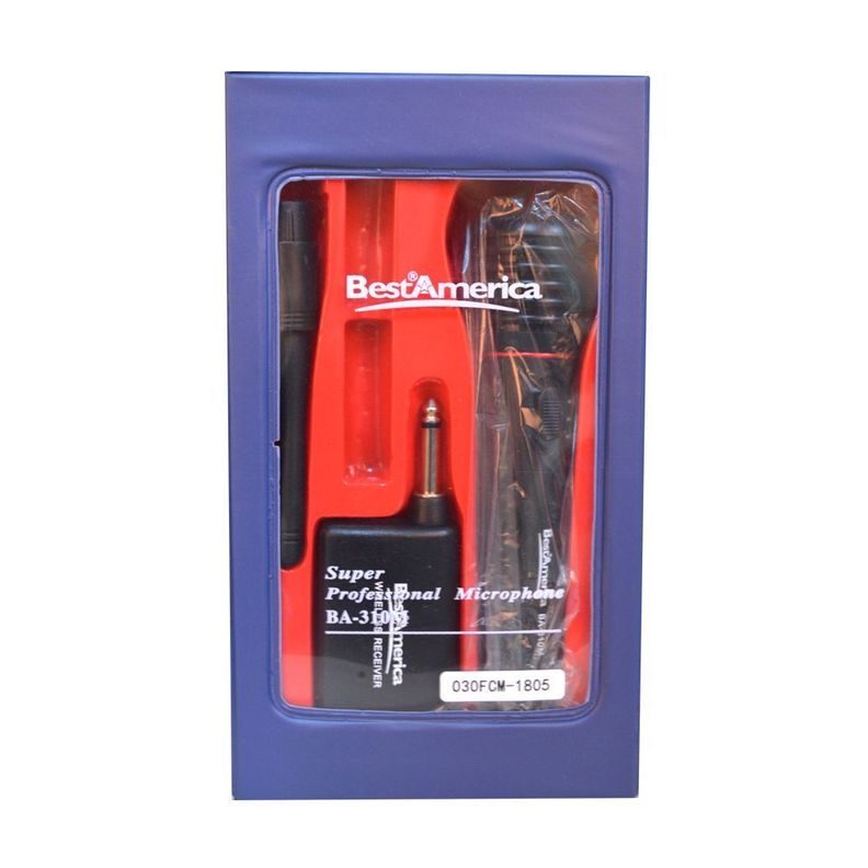 MICROFONO ALAMBRICO /INALAMBRICO METALICO BESTAMERICA-2