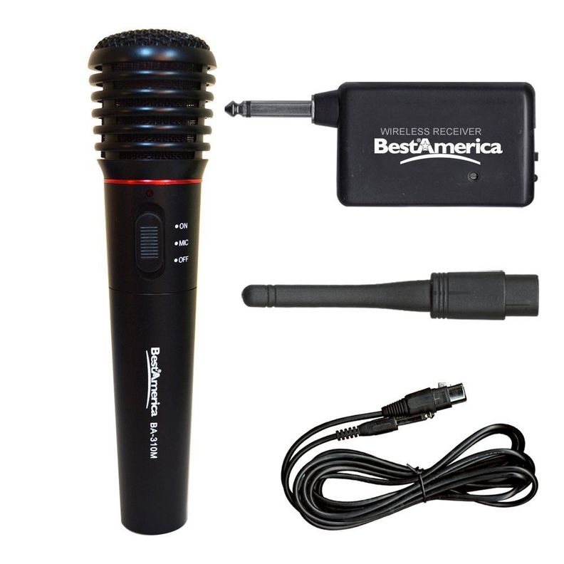 MICROFONO ALAMBRICO /INALAMBRICO METALICO BESTAMERICA-1