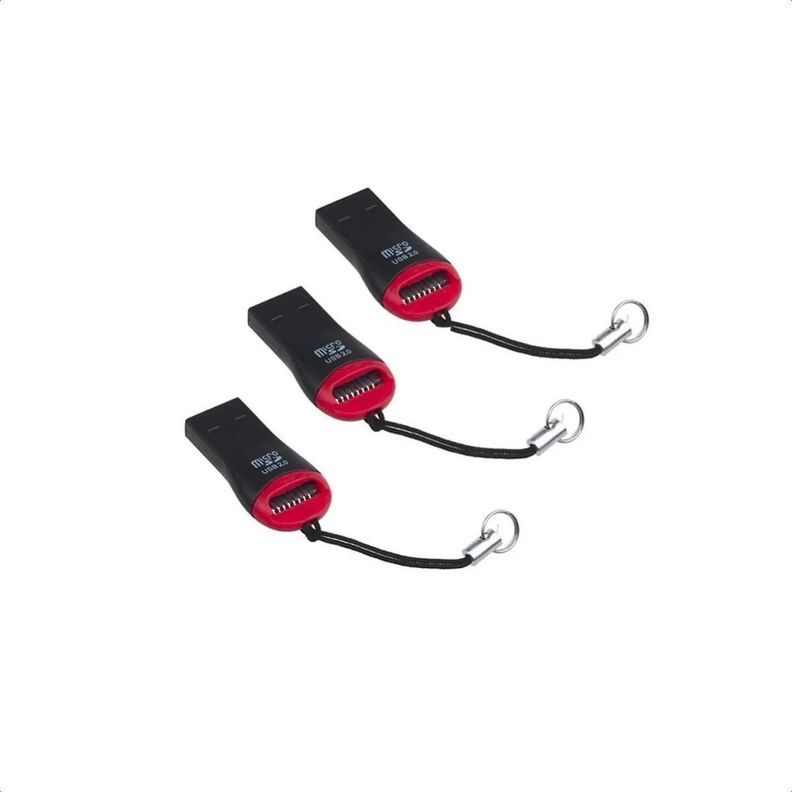 Lector Tarjeta Memoria Micro Sd Accesorios Notebook 3 Pcs-0