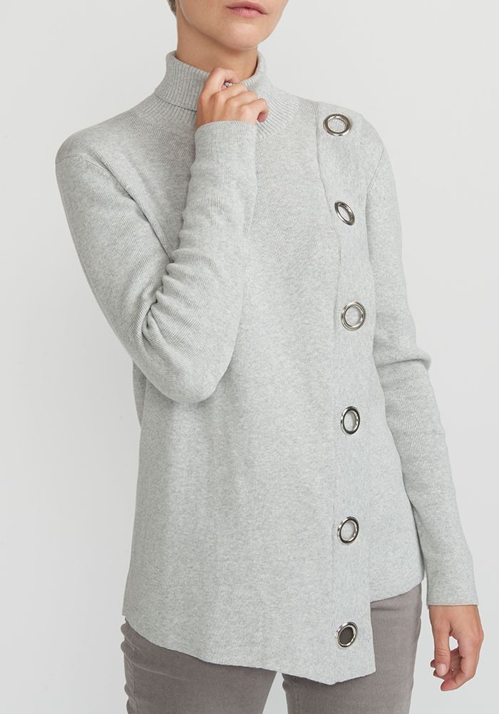 Sweater Gladiolo Gris