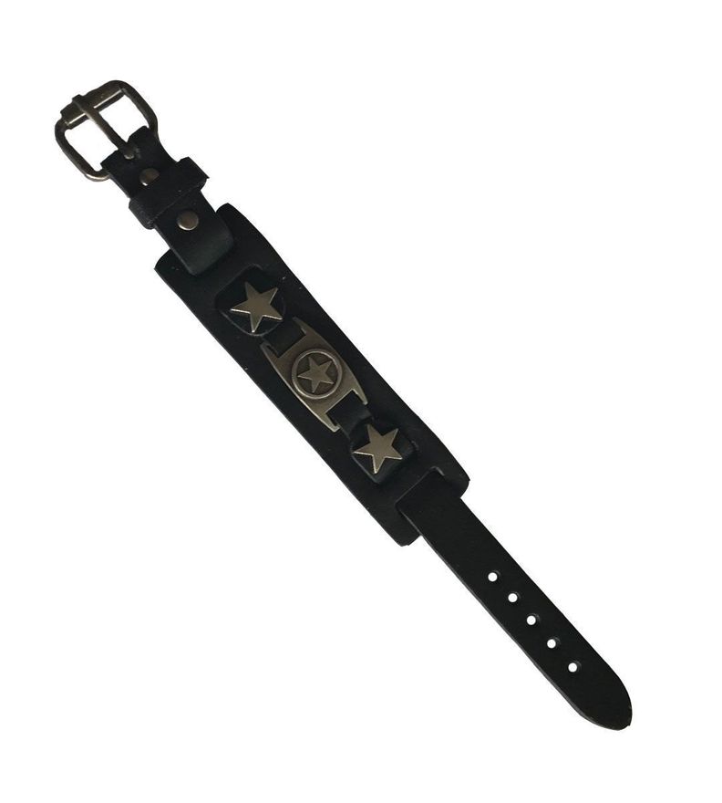 Pulsera de Cuero Estrellas-1