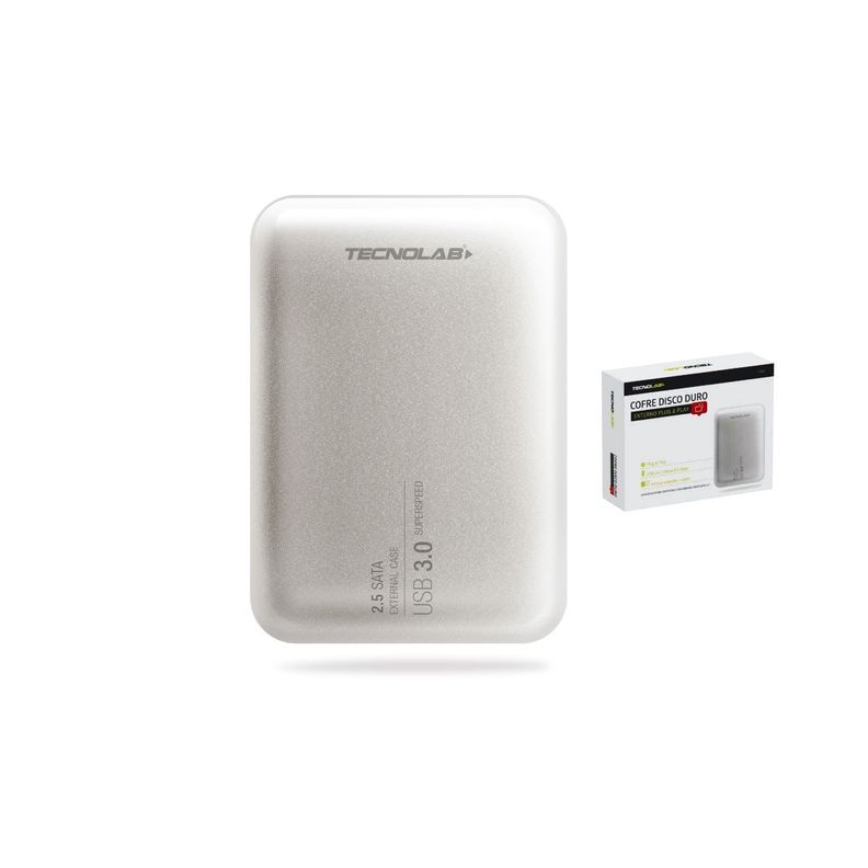 Cofre Disco Duro 2.5 Sata Usb 3.0 Gris - Puntostore-1