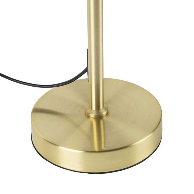Lámpara de Mesa "Varella" Con Pantalla E-27 Dorado-4