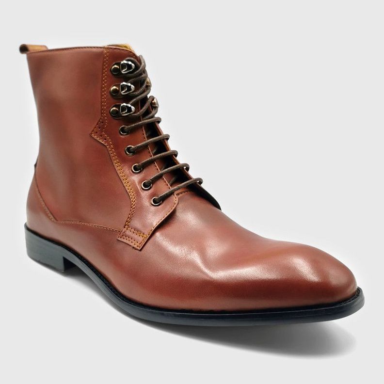 Botin Templarios Salomón Café Hombre-1