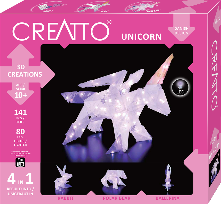 ROMPECABEZAS CON ILUMINACION 3D GRANDE, UNICORNIO-7