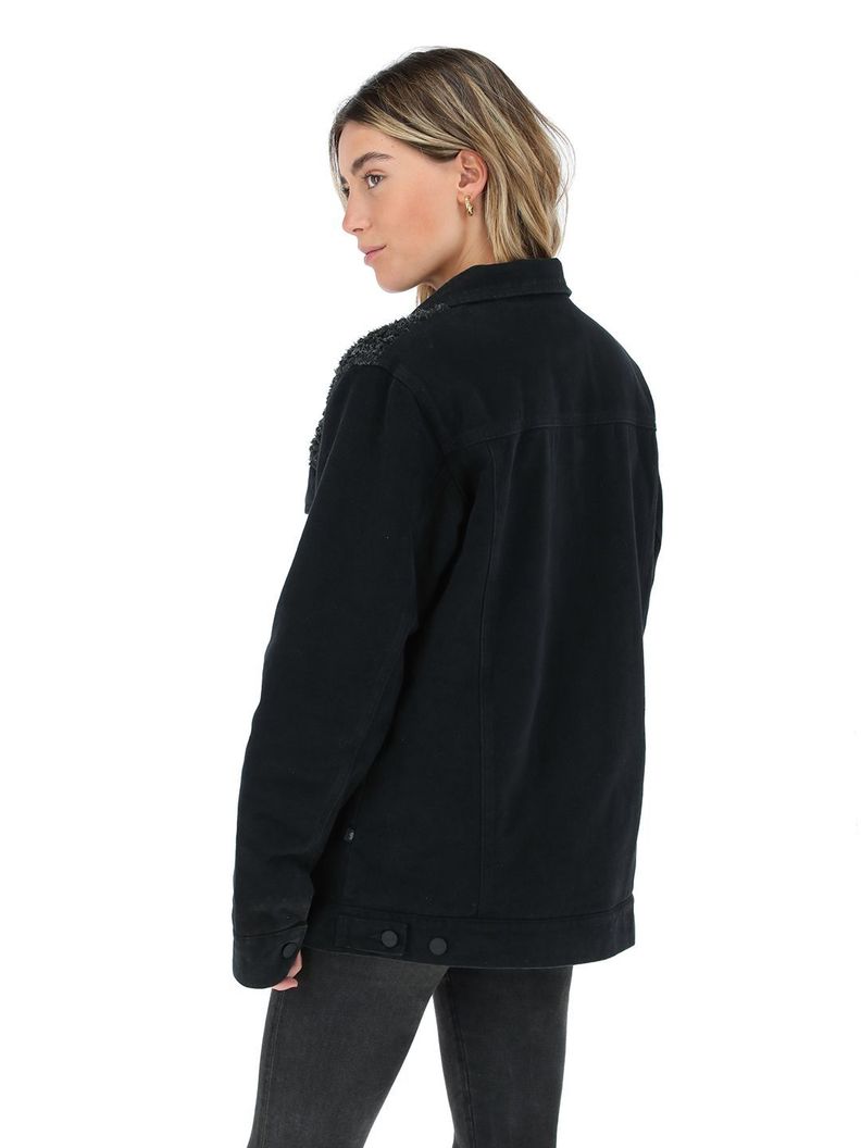 Chaqueta Chaeto Negro Mujer-2