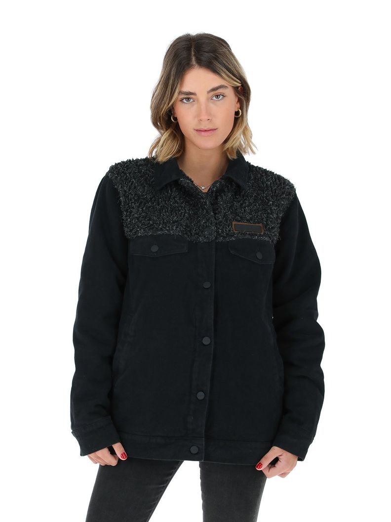 Chaqueta Chaeto Negro Mujer-0