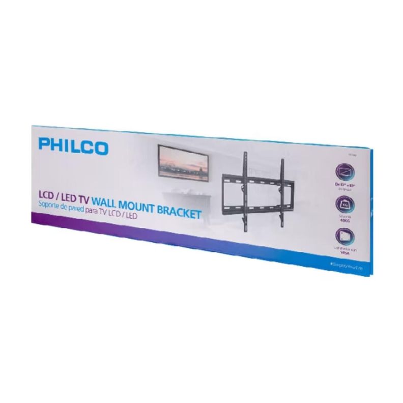 Soporte TV LED LCD Smart Tv Fijo A la Pared 37" A 80" Philco-1