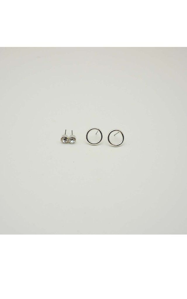 Aro Set Brillo Plateado i-D