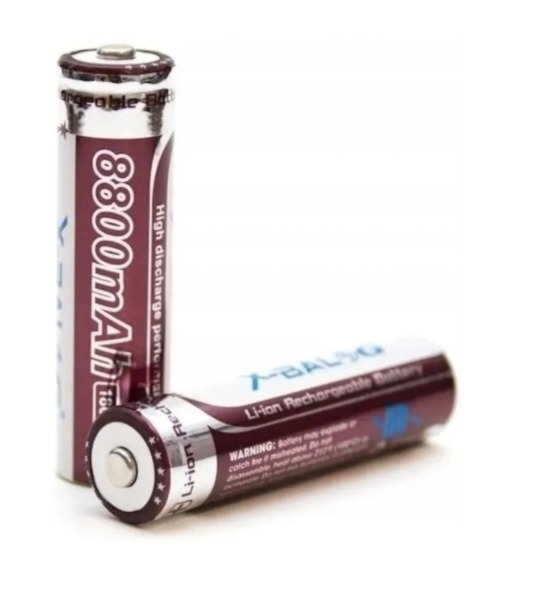 Pack 2pilas18650 Recargable Baterias Li Ion 8800mah+cargador-1