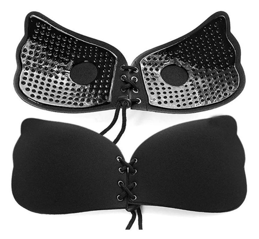 Sosten Mágico Invisible Brasier Copa Adherible Push Up Strap-0