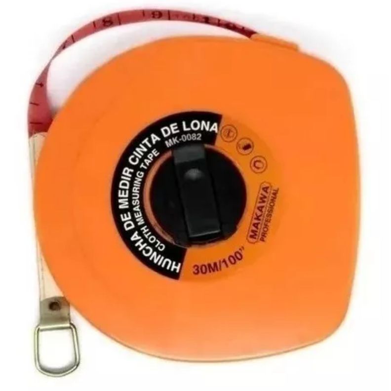 Huincha De Lona De Medir 30 Mts Makawa Mk-0082-0