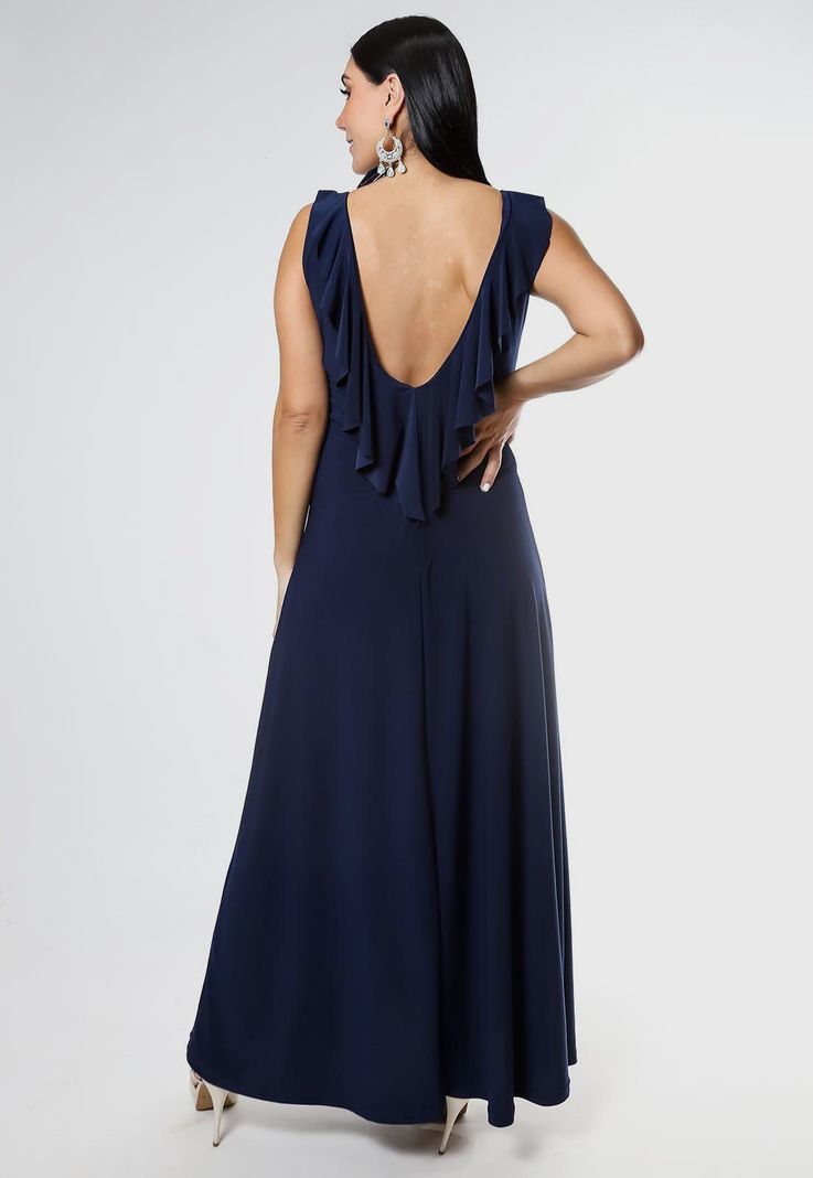Vestido Celeste Azul Francia-2