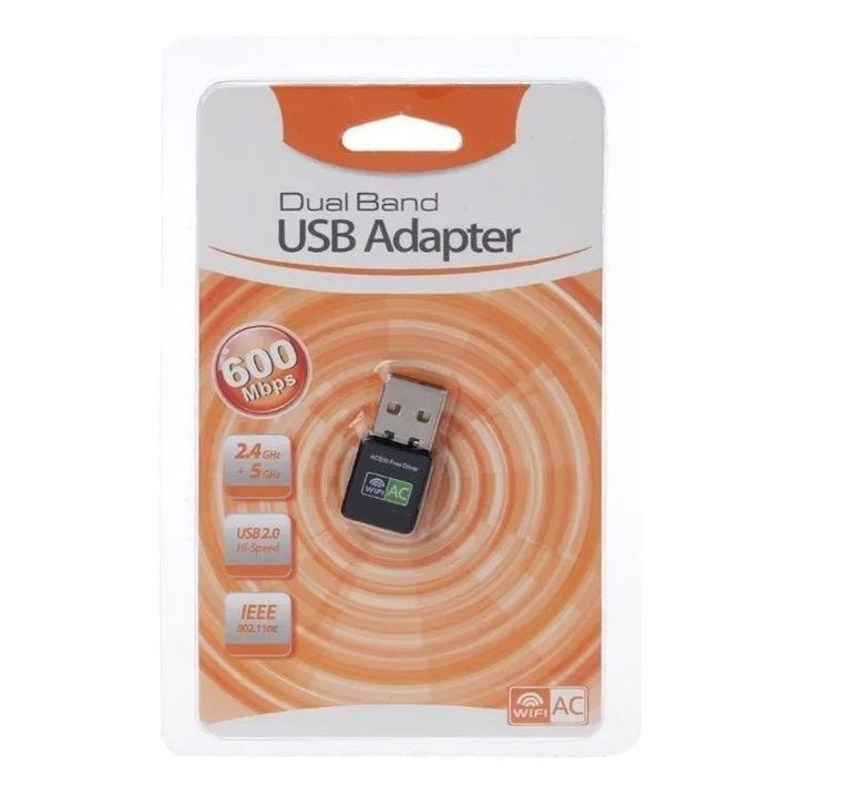 Antena Adaptador Usb Wifi Ultra Rápido Dual Band 24g  5g-3