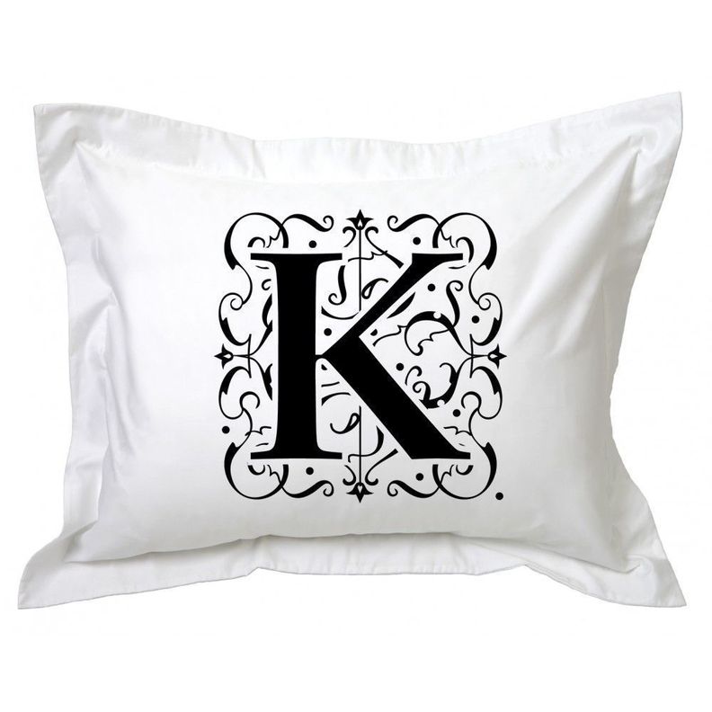 Funda de Almohada Letra Deco K-0