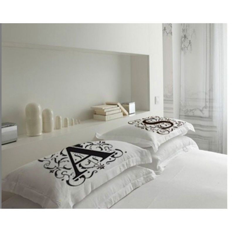 Funda de Almohada Letra Deco K-1