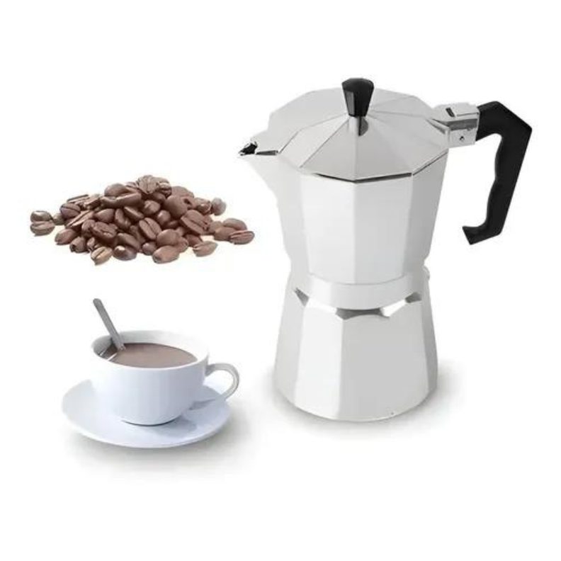 Pack Moledor Eléctrico De Café Cafetera Italiana Grecia grande-3
