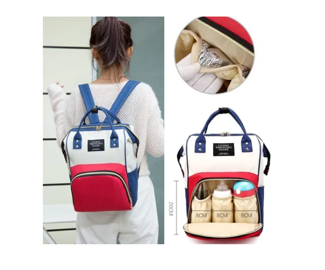 Mochila Pañalera Bebé Mamá Bolso Maternal-1