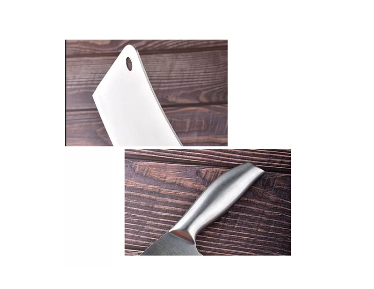 Set De Cuchillos 7Pzs Acero Inoxidable + Soporte-2
