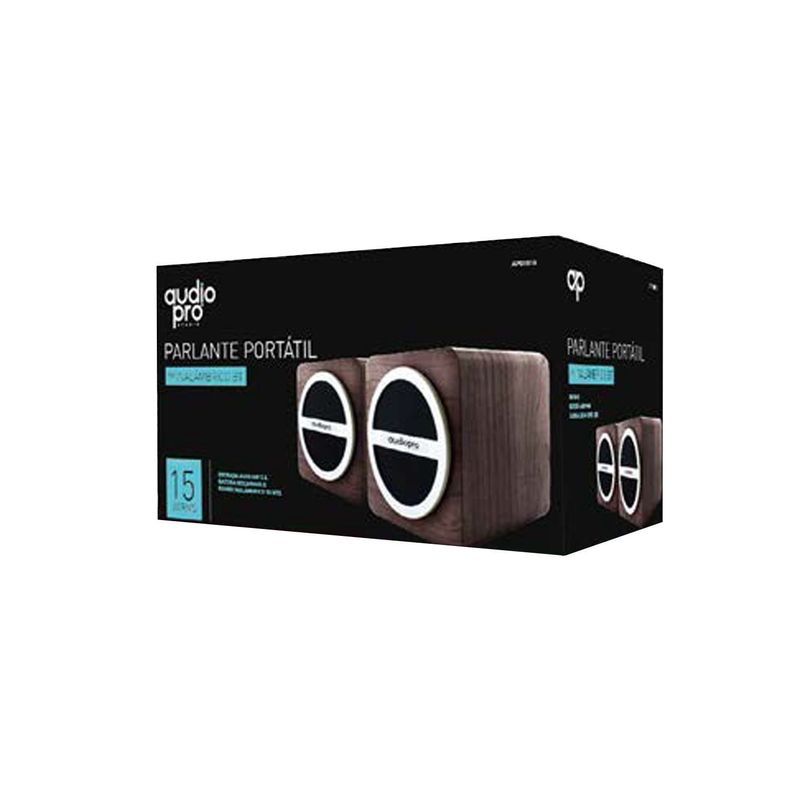 Parlante Portatil Bluetooth 15W RMS USB AUX Cafe A-1