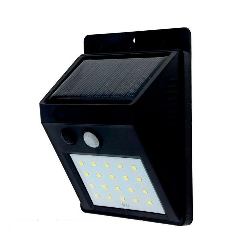 Foco Solar De Pared 3w Con Sensor-0