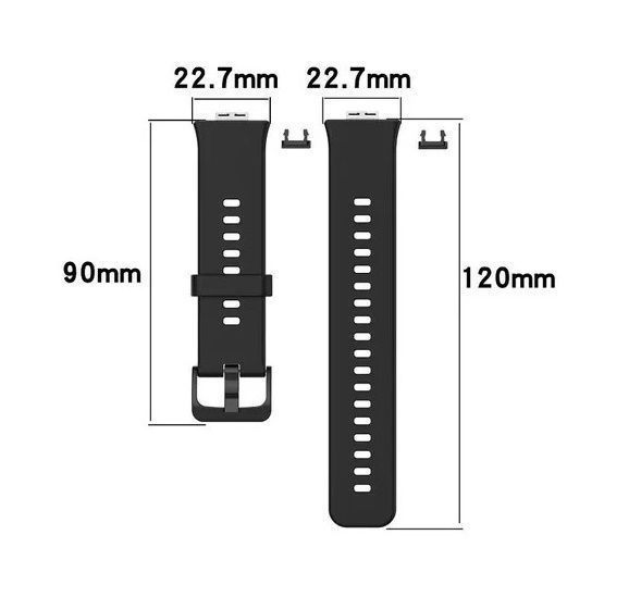 Correa Compatible Con Huawei Watch Fit Rosa-1