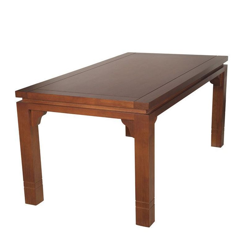 MESA DE COMEDOR LUCIANA RECTANGULAR 92 X 170 CM MADERA COLOR MIEL-0