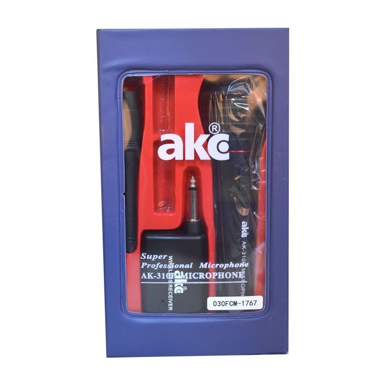 MICROFONO ALAMBRICO /INALAMBRICO PLASTICO AKC-2