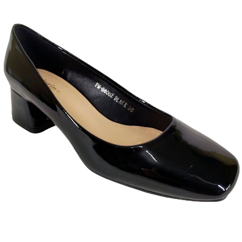 Zapato Formal de Mujer Taco bajo 86 Negro-1