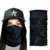 Bandana, Fugaz Store, Negro, Textura Turquesa-2