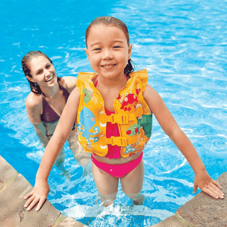 Flotador Inflable Bebé Chaleco Tropical Capac 23Kg-4