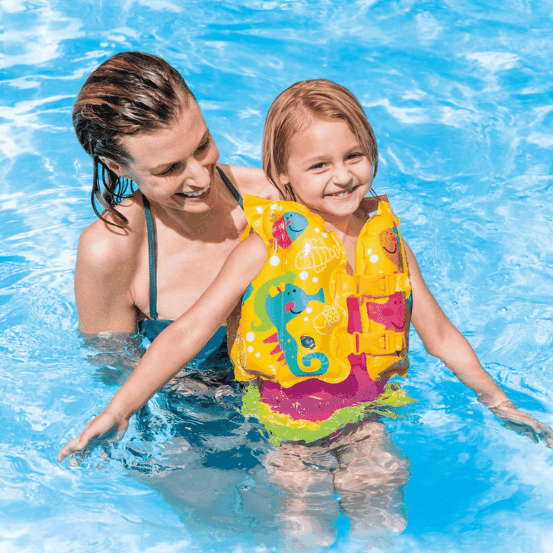 Flotador Inflable Bebé Chaleco Tropical Capac 23Kg-3