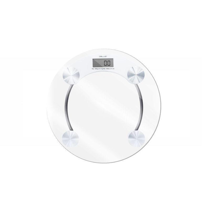 Pesa Balanza Digital de Baño 180kg Redonda Dblue-0