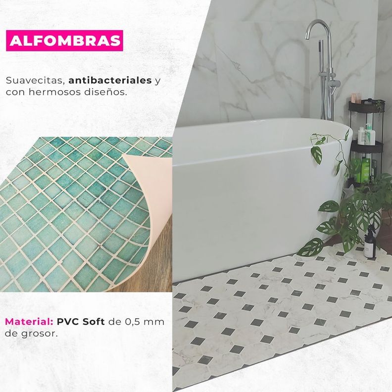 Alfombra vinílica Spike 140x110 cm-2