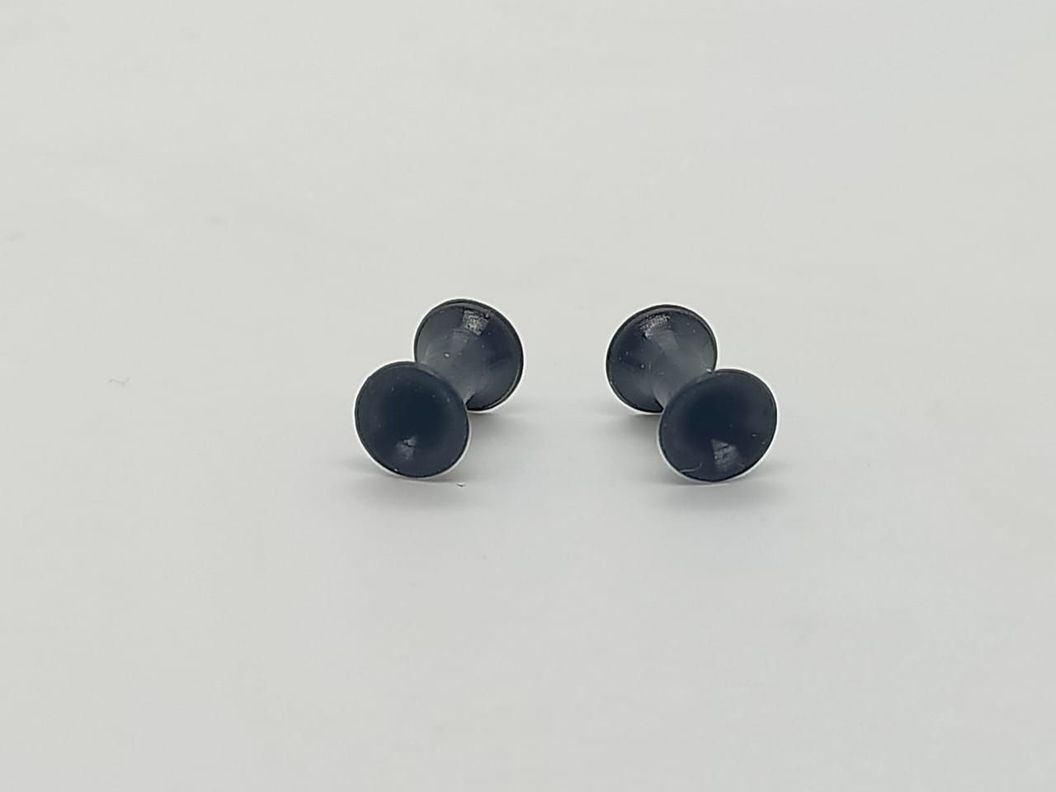 Expansores piercing silicona 3mm dos un grueso túnel tapón -2
