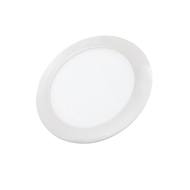 Plafón Led Redondo Embutido 18W Luz Fría -0