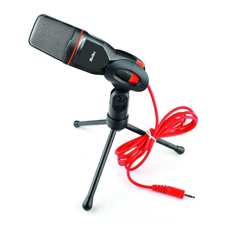 Micrófono Condensador Con Soporte QY-K222-1