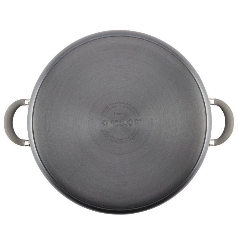 Olla 7 L Con Tapa Vidrio Aluminio Anodizado Circulon-2