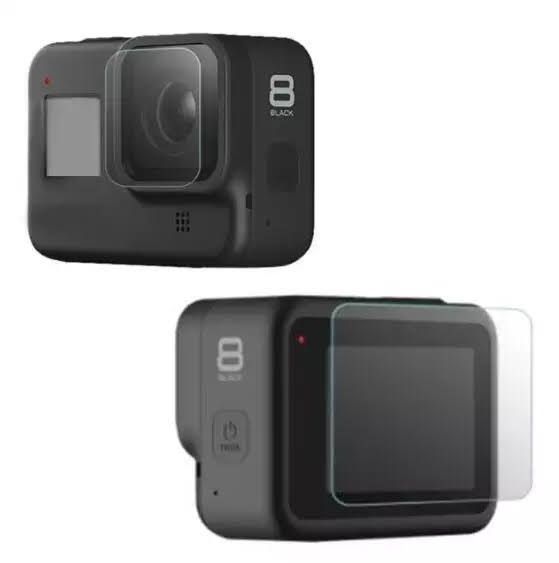 Set De Láminas De Vidrio Templado Gopro Hero 8 -7