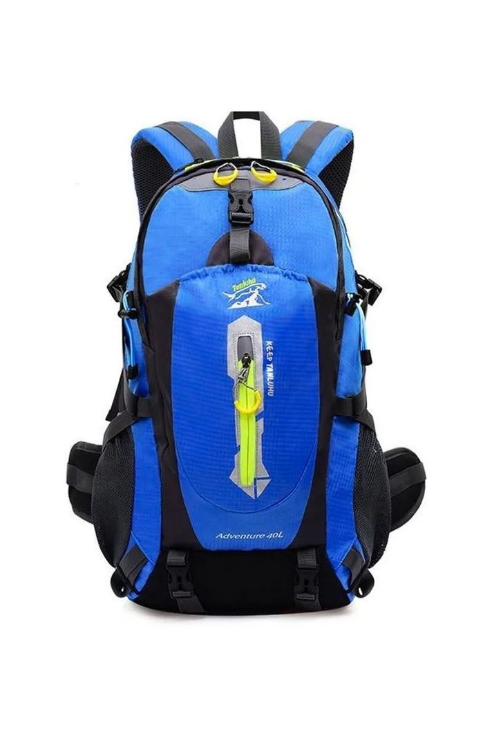 Mochila De Viaje Deportiva Trekking 40 Lts azul-0
