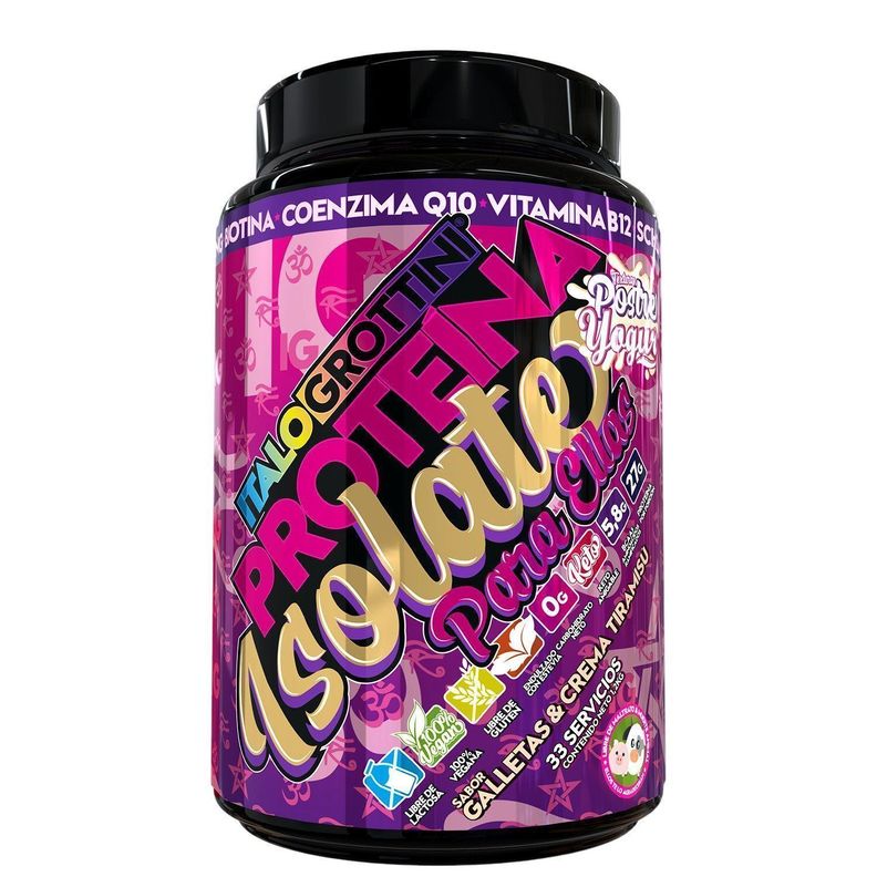 PROTEINA ISOLATE PARA ELLAS - 33 SERVICIOS CHOCOLATE CREMA DE CASTAÑAS-0