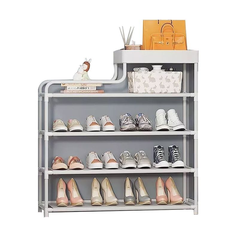 Rack Zapatero Zapatillas Multifuncional Organizador Zapatos Blanco-0