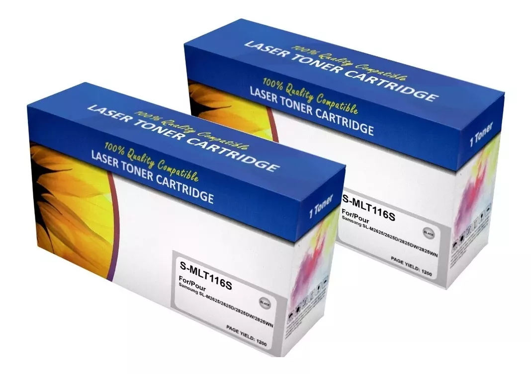 Pack 2 Toner Alternativo Para Samsung Mlt116s 116s-0