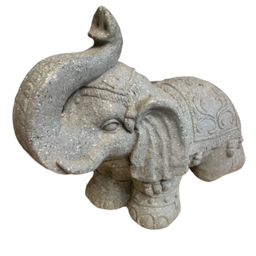 Elefante de yeso