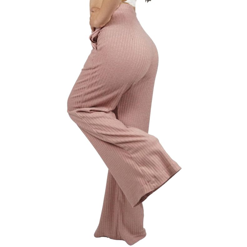 Pantalón Palazzo tiro alto mujer-2